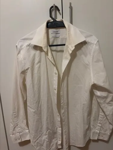 Camisa Social Calvin Klein Branca Original