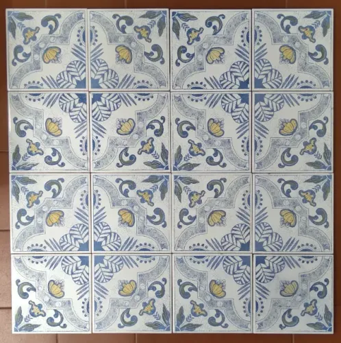 Painel decorativo de azulejo 15x15