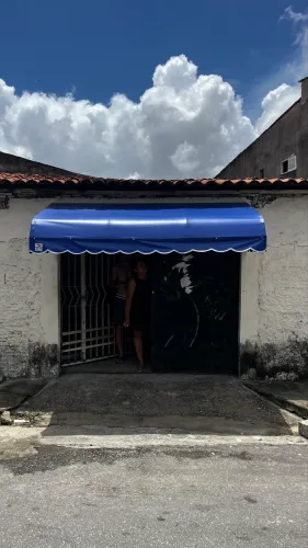 Toldo Fixo Azul para Ponto Comercial 