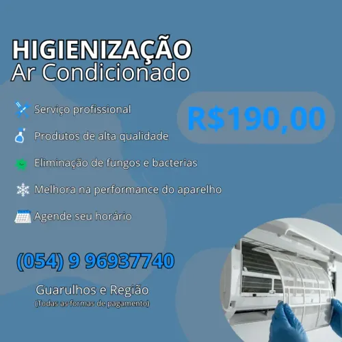 Higienização Ar Condicionado