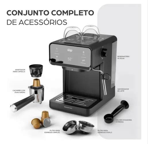 Wap Cafeteira Espresso Digital Aroma Prime