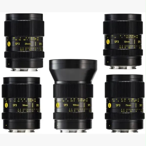 Cooke SP3 Kit 5 Lentes T2.4 Full Frame RF + Sony E + Case Original