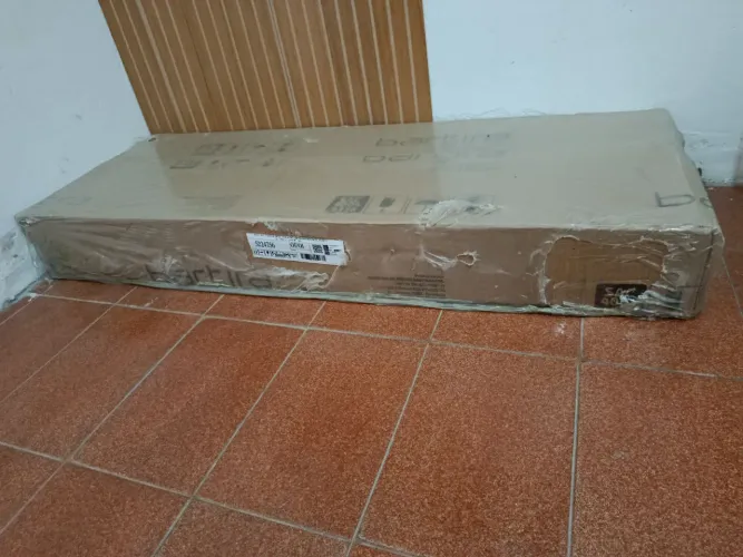Balcão de cozinha triplo 3pota topázio cor damasco fosco