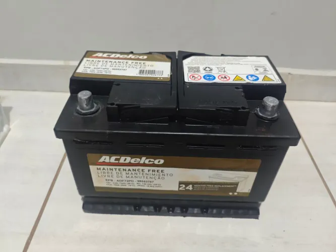 Bateria Acdelco 72 amperes EFB start stop Semi nova 2025 com garantia