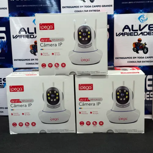 Câmera de segurança Wi-Fi babá eletrônica robô 3 antenas 