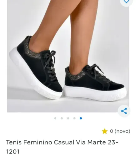 Tênis feminino via marte