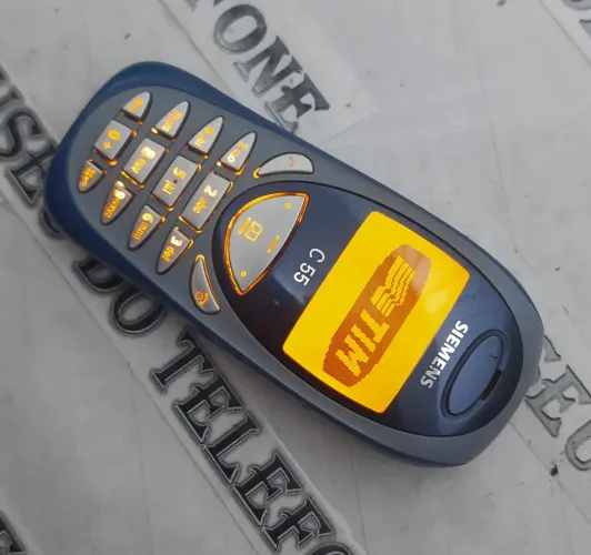 Celular antigo Siemens C55 UNIVERSITÁRIO RELIQUIA desbloqueado
