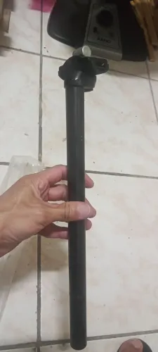 Canote de alumínio com carrinho 22,2x350 mm novo