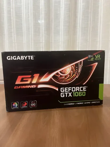 Placa de Vídeo GTX 1060 6GB Gigabyte G1 Gaming | Na Caixa (Motivo: Upgrade)
