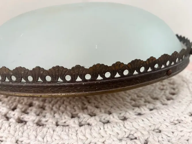 Lustre teto antigo 30cm