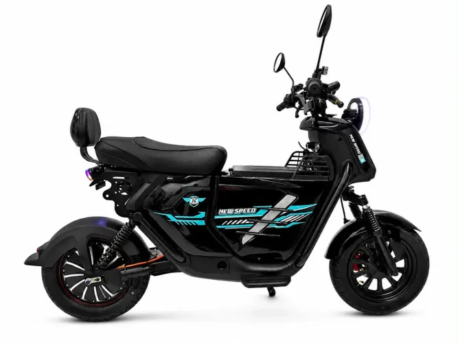 Moto Elétrica U2 1000W - Nova - 60km de Autonomia - R$ 6.800