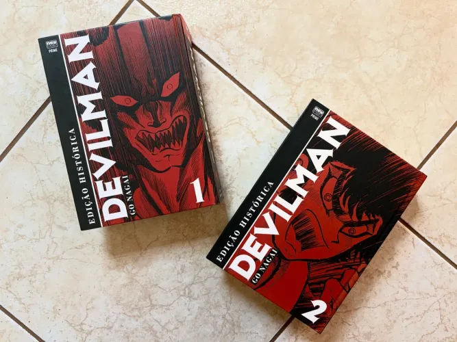 Mangá Devilman Edição Histórica Completo Volumes 1 e 2