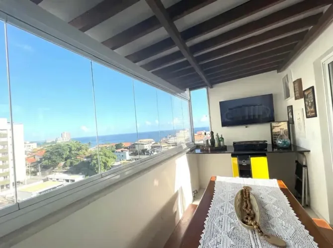 COBERTURA DUPLEX 2 QUARTOS 1 SUÍTE 90M² VISTA MAR EM ONDINA