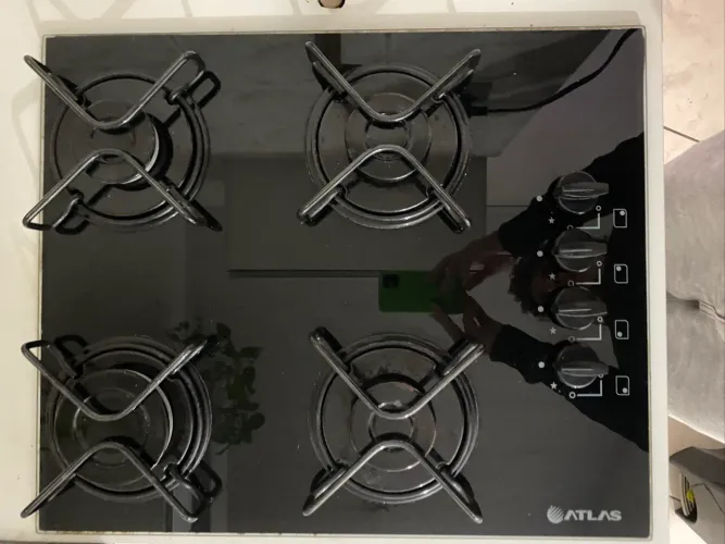 COOKTOP ATLAS 4 BOCAS + BOTIJÃO