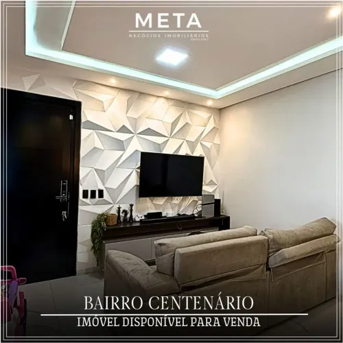 VENDE-SE EXCELENTE CASA NO BAIRRO CENTENÁRIO | MODERNA, SOFISTICADA E APTA PARA FINANCIAME