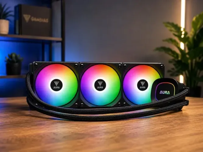 Water Cooler Gamdias Aura GL360 Lite Preto ARGB