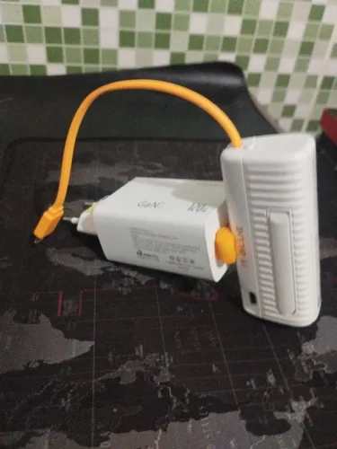 Carregador Rápido GaN H'Maston 120W (Bivolt) + Power Bank / Bateria Portátil IT-BLUE