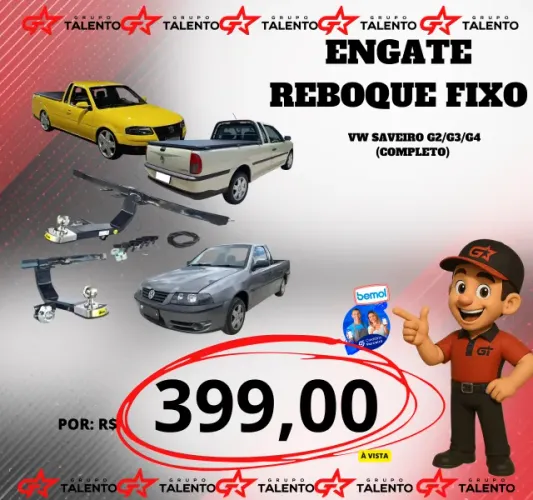 ENGATE ROBOQUE FIXO SAVEIRO G2 G3 G4