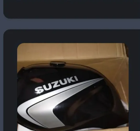 TANQUE MOTO SUZUKI YES NOVO PRETO