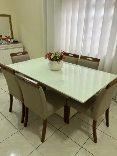 Mesa Laqueada 6 Lugares