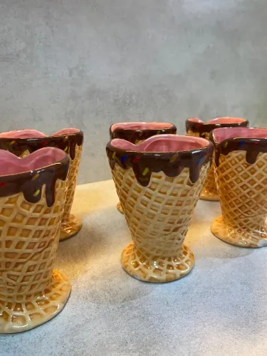 6 Taças Sorvete