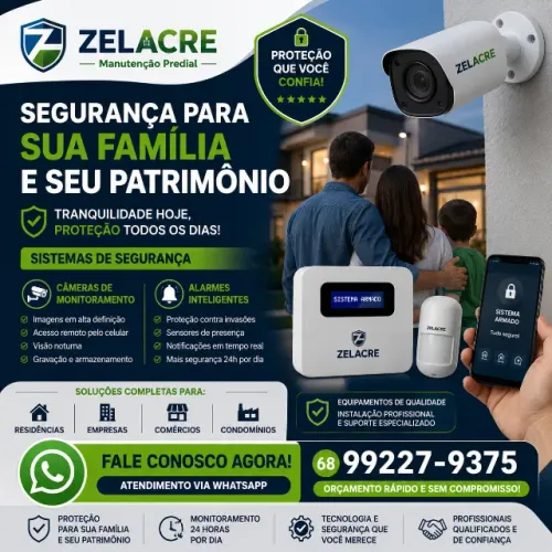 Câmeras de Segurança e Alarmes | Proteção para Sua Família e Patrimônio