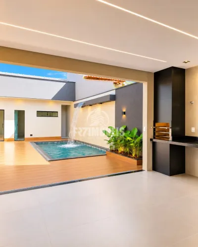 Casa com piscina no Setor Barravento - Goiânia GO
