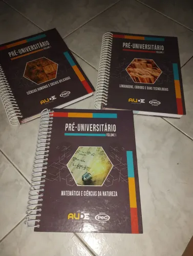 Kit de livros pré universitário, volume 1 sistema pec de ensino 