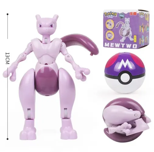 Pokémon Articulado Pokebola Mewto Charizard Lucario Gyarados