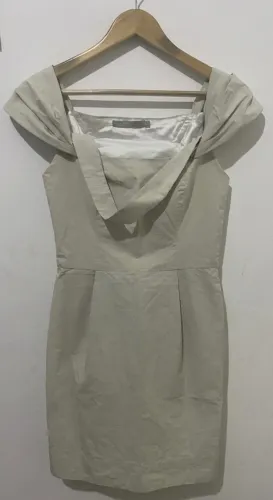 Vestido Animale Bege