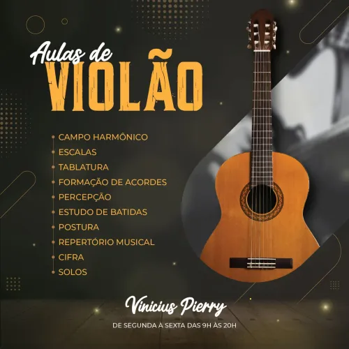 Aula de Violão e Guitarra 