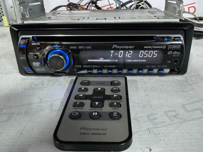 DVD cd radio auxiliar 1,2 e com Bluetooth Pioneer dvh-p5980 mp lindo aparelho na promoção 