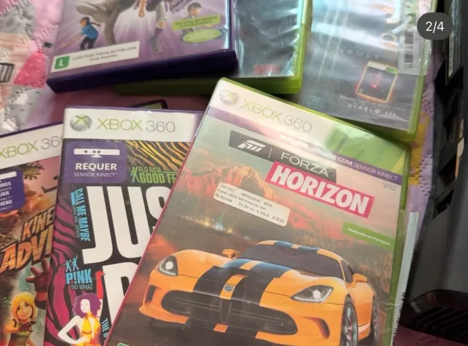Vendo Xbox 360 funcionando perfeitamente! Acompanha jogos