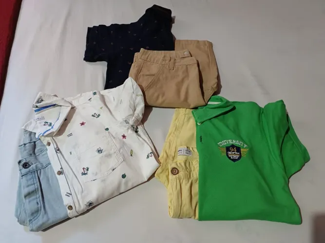 Kit 3 Conjuntos tamanho 10/12 pouco uso.