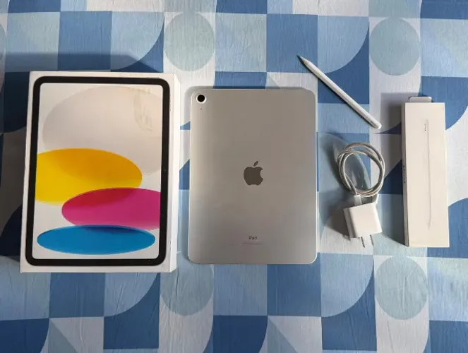 iPAD 10ª GERAÇÃO 64GB + APPLE PENCIL + CAIXA