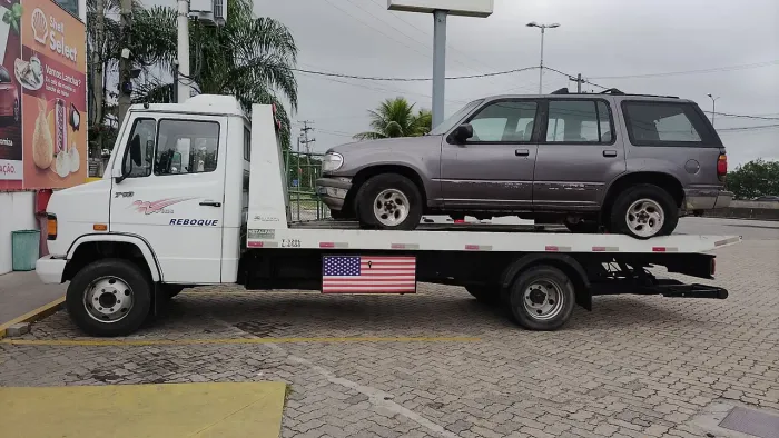 Vendo caminhão plataforma ano 2001 .