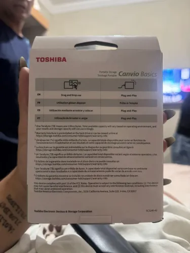 HD Externo Toshiba Canvio Basics 4TB