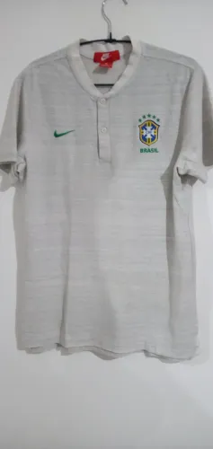 Camisa ? Polo Seleção Brasileira ( 2.018) Tam.M. Nike. original. Usada.( Made in China).