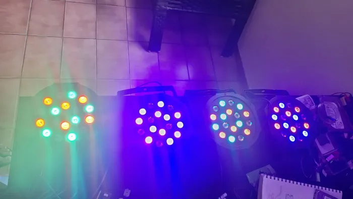 Par led dmx 18w