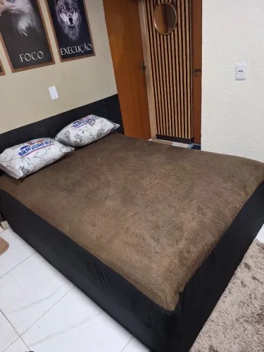 PROMOÇÃO Cama box casal com molas ensacadas
