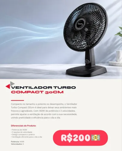 Ventilador 30cm
