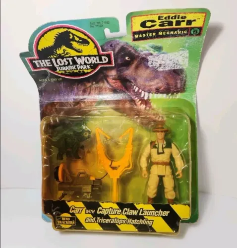FIGURA DE AÇÃO EDDIE CARR DA COLEÇÃO JURASSIC PARK