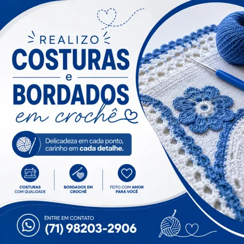 Bordados e Crochês ?