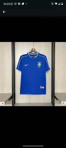 Camisa Retrô Brasil azul 1998