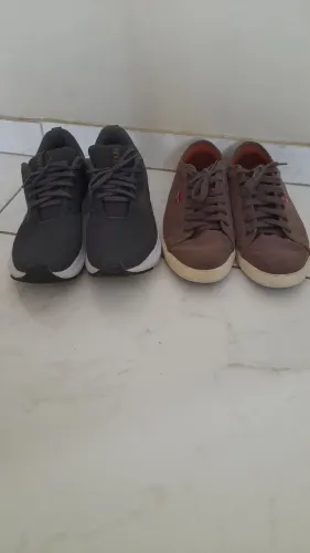 Vendo dois tênis em ótimo estado de conservação, tamanho 41