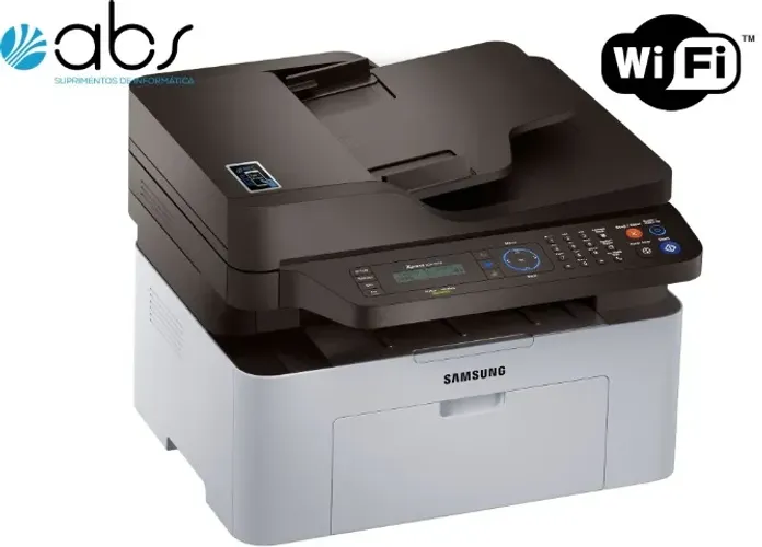 Impressora multifuncional a laser Samsung 2070F Wi-Fi completa com um toner novo e garanti