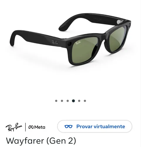 Ray-ban Meta Wayfarer Gen2 - Large - Transitions Graphite Green - Shiny Black
