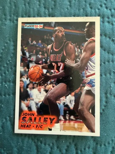 John Salley 93-94 Fleer #110 Card Colecionável NBA Heat
