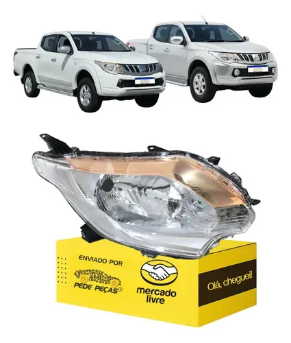 Farol Sinaleira Mitsubishi L200 Triton 2017 2018 2019 L.d Direito/passageiro