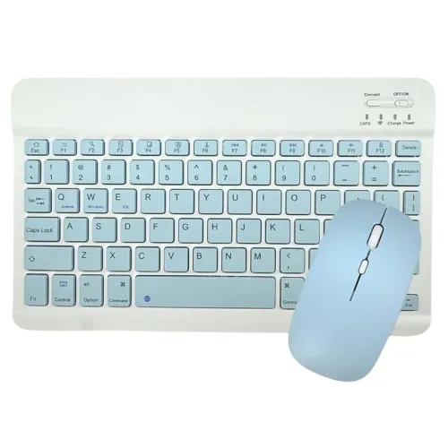 Teclado + Mouse Sem Fio Bluetooth para Notebook e Tablet